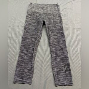 lululemon athletica Women’s Align Crop 21” Leggings Dark Carbon Ice Grey Size 6